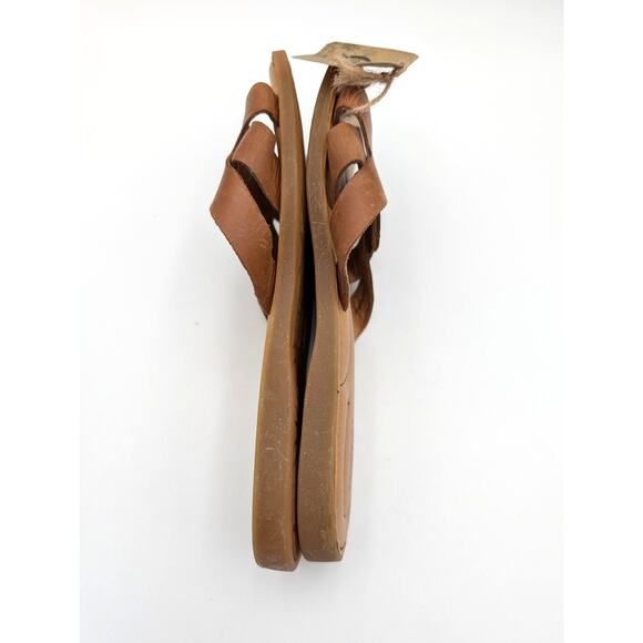 Børn Isabella Slip On Slide Sandal Women's Leather Brown/Tan Size US10M EU40.5 - Picture 9 of 10